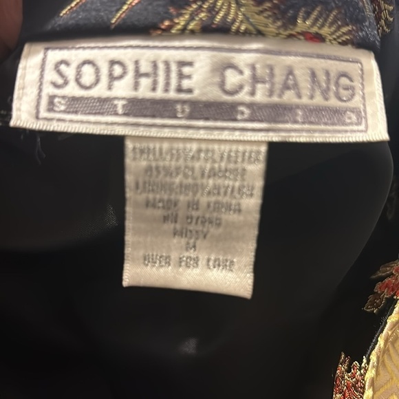 Sophie Chang Studio Silky Asian Patchwork Skirt - Picture 6 of 6